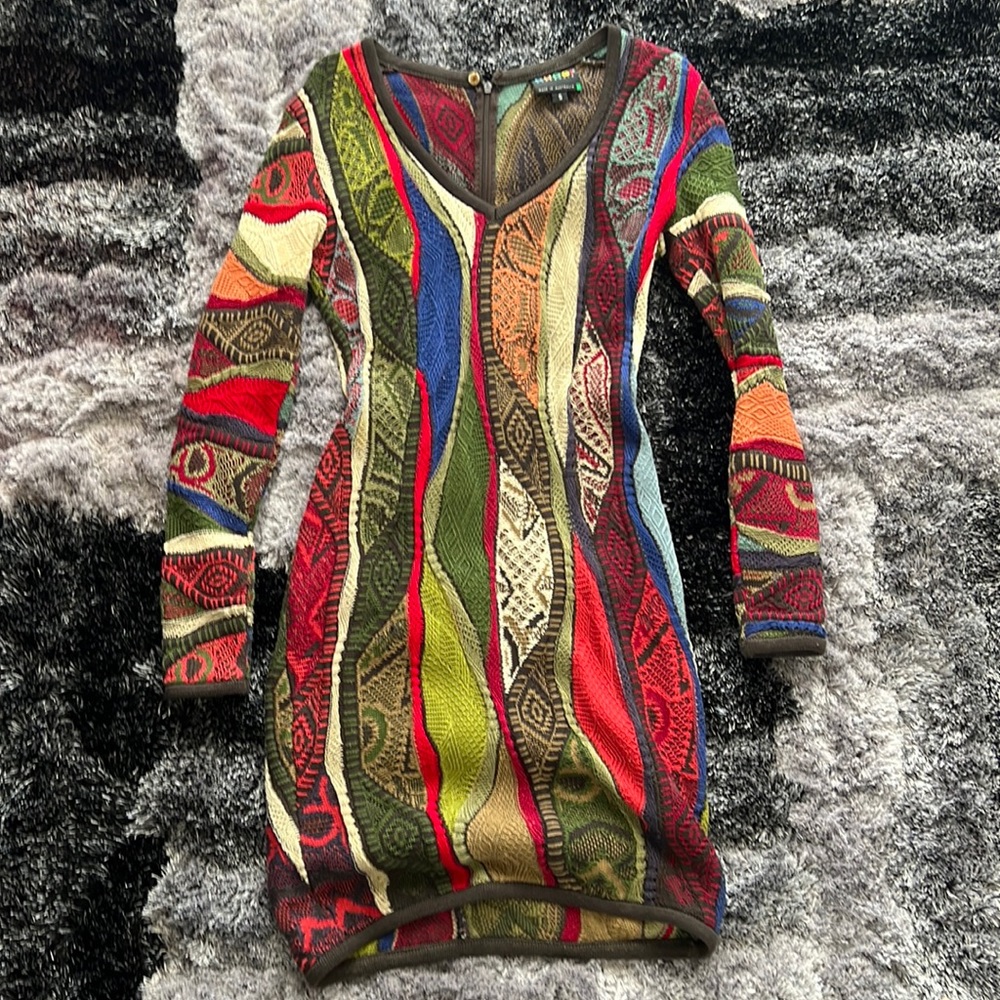 Vintage Coogi sweater dress